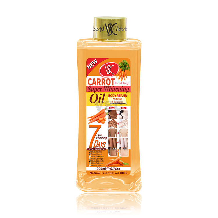 Carrot Essential Oil Face And Body Whitening - 200ML - Thumbnail