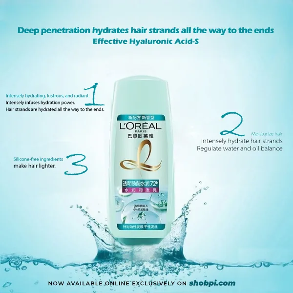 L’Oréal Paris Hyaluronic Acid Hydrating Shampoo - Thumbnail